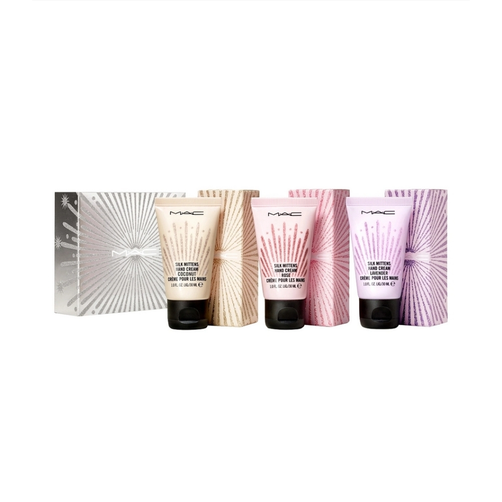 BNIB M•A•C Silk Mittens Hand Cream Trio